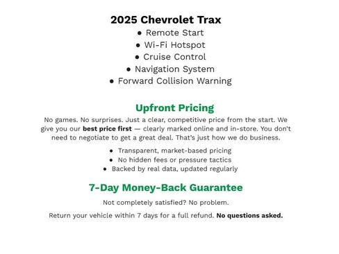 Used 2025 Chevrolet Trax LT FWD image 2