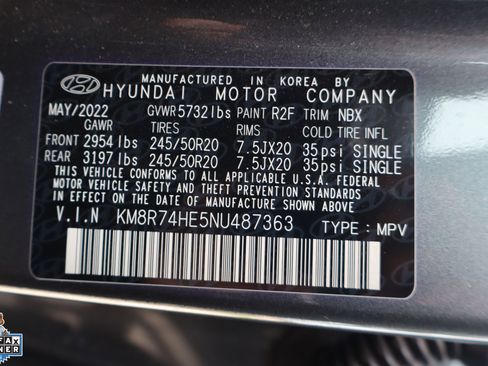 Used 2022 Hyundai Palisade Calligraphy FWD image 36