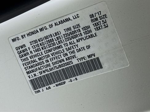 Used 2018 Honda Odyssey EX-L image 12