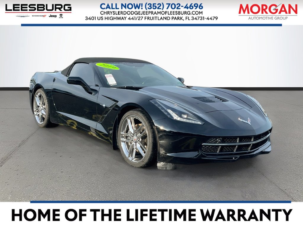 Used 2019 Chevrolet Corvette Stingray Convertible w/ 3LT Preferred Equipment Group RWD image 1