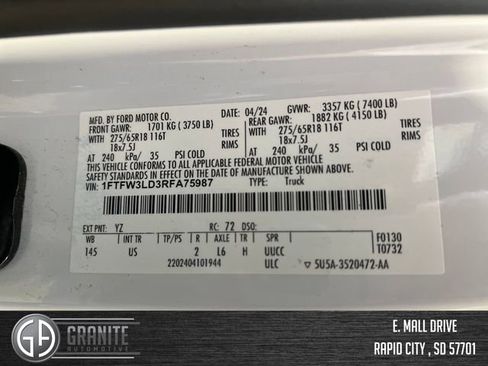 Used 2024 Ford F150 XLT w/ Mobile Office Package image 26