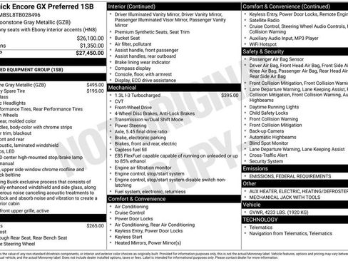 New 2026 Buick Encore GX Preferred image 31