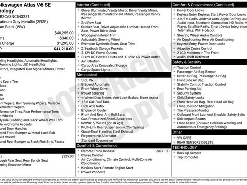 Used 2022 Volkswagen Atlas SE image 15