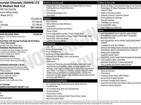 Used 2022 Chevrolet Silverado 2500 LTZ w/ LTZ Premium Package AWD/4WD image 20