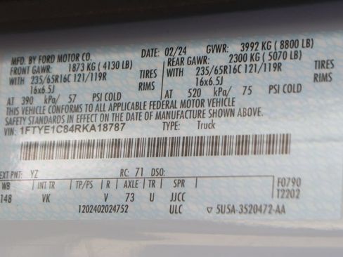Used 2024 Ford Transit 150 148 Medium Roof w/ Load Area Protection Package RWD image 43
