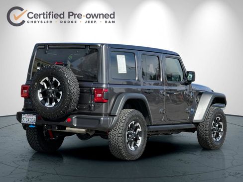 Certified 2025 Jeep Wrangler Unlimited Rubicon 4xe w/ Convenience Group AWD/4WD image 4