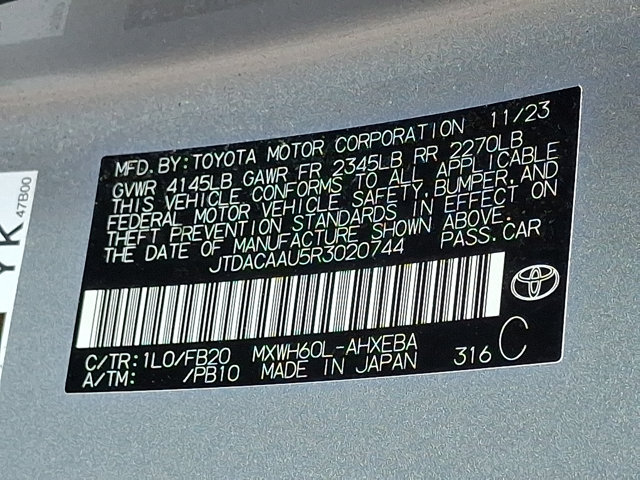 Used 2024 Toyota Prius LE FWD image 26