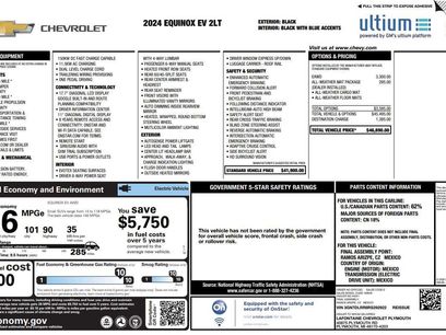 Certified 2024 Chevrolet Equinox EV LT w/ LPO, All-Weather Mat Package