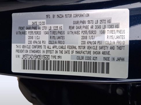 Used 2021 MAZDA CX-9 Grand Touring image 19