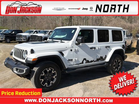 Used 2025 Jeep Wrangler Unlimited Sahara w/ Safety Group AWD/4WD image 1