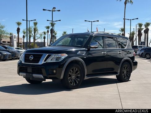 Used 2018 Nissan Armada Platinum w/ Captain Seat Package AWD/4WD image 2