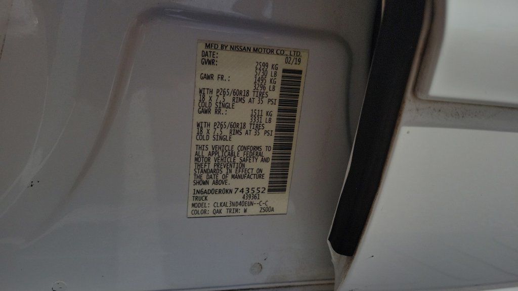 Used 2019 Nissan Frontier SL RWD image 24