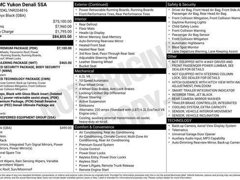 Used 2022 GMC Yukon Denali w/ Denali Premium Package image 42