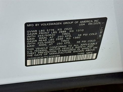 New 2026 Volkswagen Atlas Cross Sport SEL R-Line AWD/4WD image 21