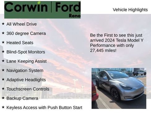 Used 2024 Tesla Model Y Performance AWD/4WD image 4