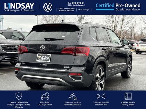 Used 2022 Volkswagen Taos SEL w/ Panoramic Sunroof Package image 3
