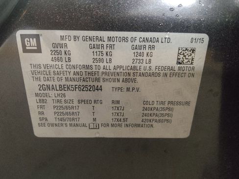 Used 2015 Chevrolet Equinox LT w/ Driver Convenience Package FWD image 33