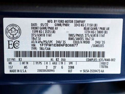 Certified 2022 Ford F150 XLT w/ XTR Package AWD/4WD image 41