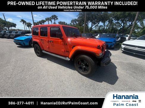 Used 2023 Jeep Wrangler Unlimited Sahara AWD/4WD image 1