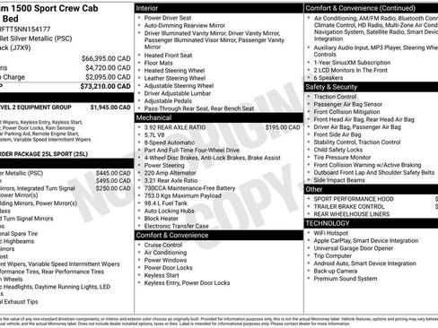 Used 2022 RAM 1500 Sport w/ Rebel Level 2 Equipment Group image 2