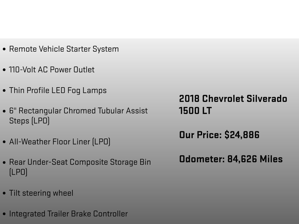 Used 2018 Chevrolet Silverado 1500 LT w/ All Star Edition AWD/4WD image 18