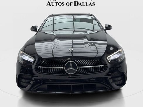 Used 2022 Mercedes-Benz E 350 Sedan w/ AMG Line Exterior image 3