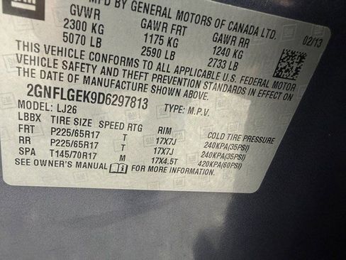 Used 2013 Chevrolet Equinox LTZ AWD/4WD image 13