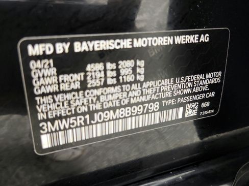 Used 2021 BMW 330i Sedan w/ Premium Package RWD image 20