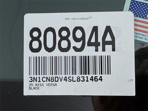 Certified 2025 Nissan Versa S w/ S Plus Package image 31