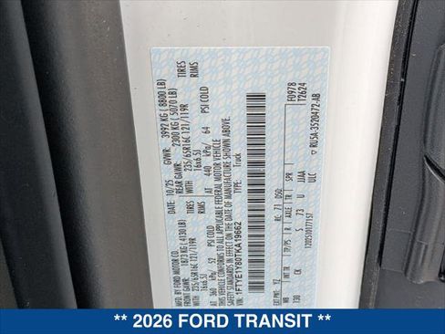 New 2026 Ford Transit 150 Low Roof image 18