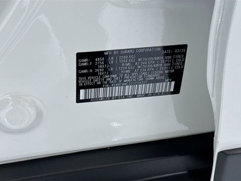 Used 2025 Subaru Outback Limited w/ Tech Package 3 AWD/4WD image 35