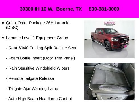 Used 2020 RAM 1500 Laramie w/ Sport Appearance Package image 10