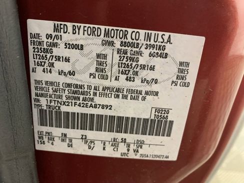 Used 2002 Ford F250 XLT image 34