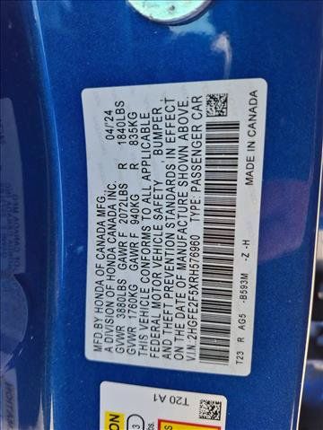Used 2024 Honda Civic Sport image 15