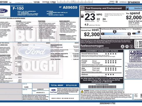 Used 2025 Ford F150 XLT w/ Equipment Group 303A High AWD/4WD image 10