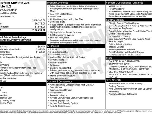 Used 2025 Chevrolet Corvette Z06 RWD image 5