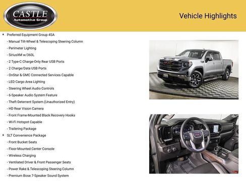 Used 2024 GMC Sierra 1500 SLT w/ SLT Convenience Package AWD/4WD image 8