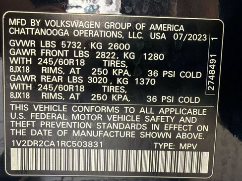 Used 2024 Volkswagen Atlas SE FWD image 24