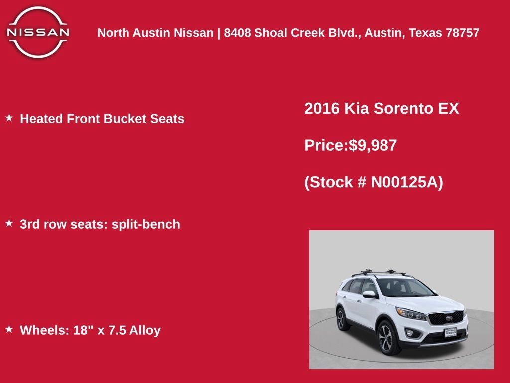 Used 2016 Kia Sorento EX AWD/4WD image 2