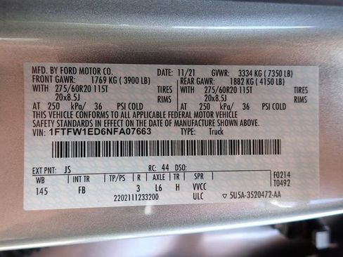 Used 2022 Ford F150 XLT w/ Equipment Group 302A High AWD/4WD image 20