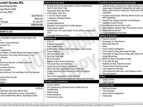New 2025 Hyundai Sonata SEL image 7