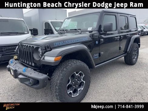 Used 2022 Jeep Wrangler Unlimited Rubicon 4xe w/ Steel Bumper Group AWD/4WD image 1