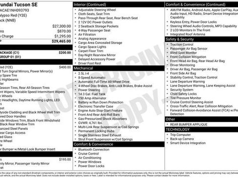 Used 2022 Hyundai Tucson SE w/ Cargo Package AWD/4WD image 37