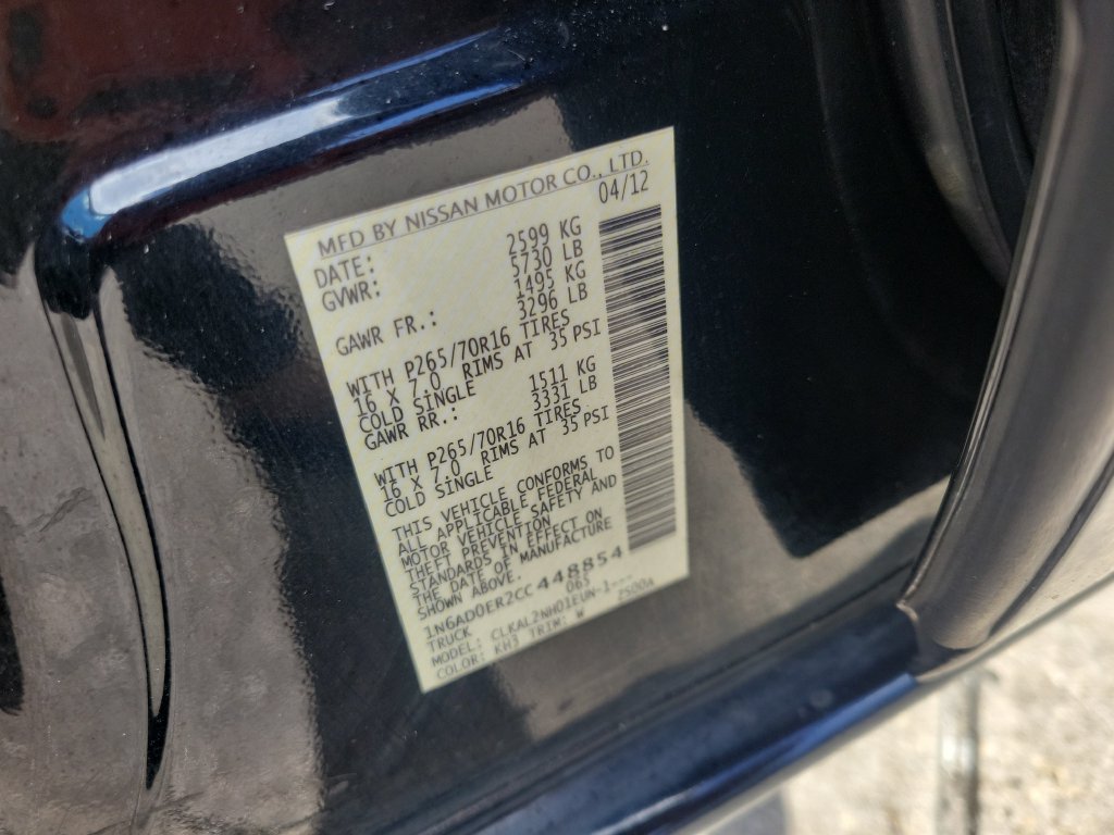 Used 2012 Nissan Frontier SV RWD image 34
