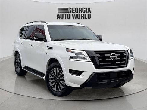 Used 2022 Nissan Armada SL w/ Midnight Edition Package RWD image 9