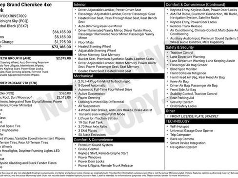 Used 2024 Jeep Grand Cherokee Trailhawk w/ Luxury Tech Group III image 13