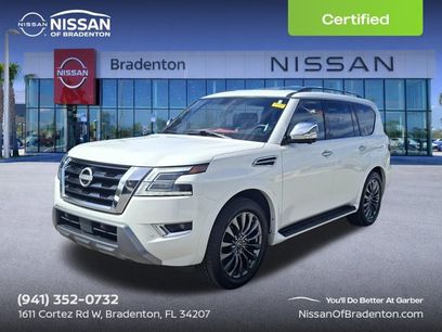 Certified 2023 Nissan Armada Platinum w/ Captain's Chairs Package