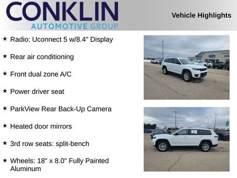 Used 2023 Jeep Grand Cherokee L Laredo AWD/4WD image 2