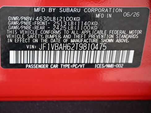 New 2026 Subaru WRX Premium w/ WRX Essentials Package AWD/4WD image 20