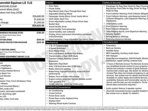Used 2024 Chevrolet Equinox LS w/ LS Convenience Package FWD image 5